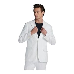 Tommy Hilfiger Modern Fit White Linen Blend Sport Coat Blazer Sizes 38–46